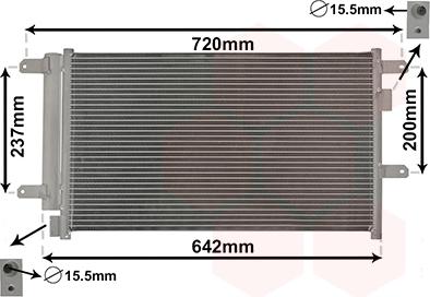 TQ TQ-28005089 - Конденсатор кондиционера autospares.lv