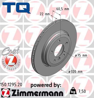 TQ TQ-BD0238 - Тормозной диск autospares.lv