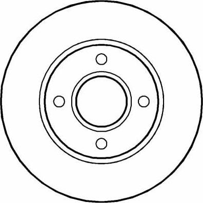 TQ TQ-DP083 - Тормозной диск autospares.lv