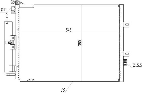 TQ TQ-HL-786 - Конденсатор кондиционера autospares.lv