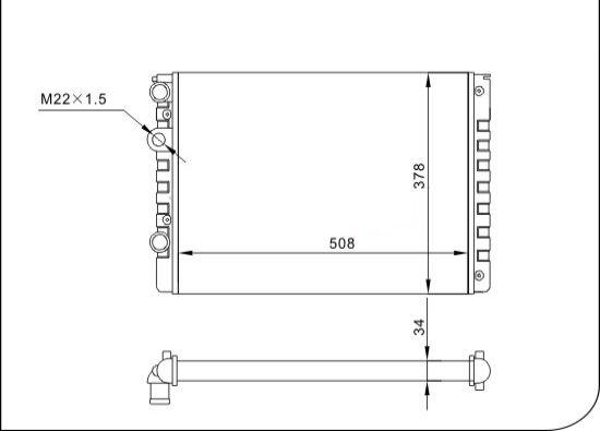 TQ TQ-YMLR029 - Радиатор, охлаждение двигателя autospares.lv