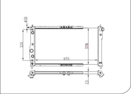 TQ TQ-YMLR247 - Радиатор, охлаждение двигателя autospares.lv