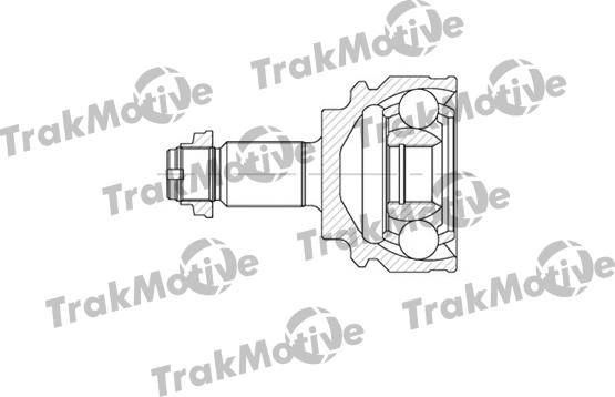 TrakMotive 40-0557 - Шарнирный комплект, ШРУС, приводной вал autospares.lv