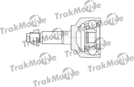 TrakMotive 40-0589 - Шарнирный комплект, ШРУС, приводной вал autospares.lv