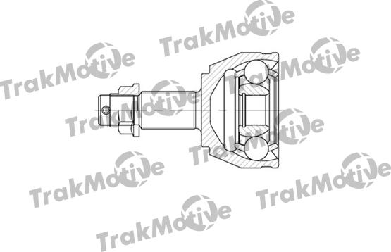 TrakMotive 40-0578 - Шарнирный комплект, ШРУС, приводной вал autospares.lv