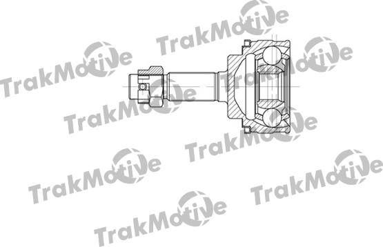 TrakMotive 40-0647 - Шарнирный комплект, ШРУС, приводной вал autospares.lv
