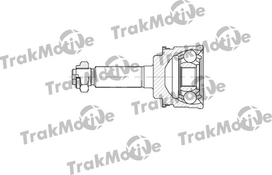 TrakMotive 40-0602 - Шарнирный комплект, ШРУС, приводной вал autospares.lv