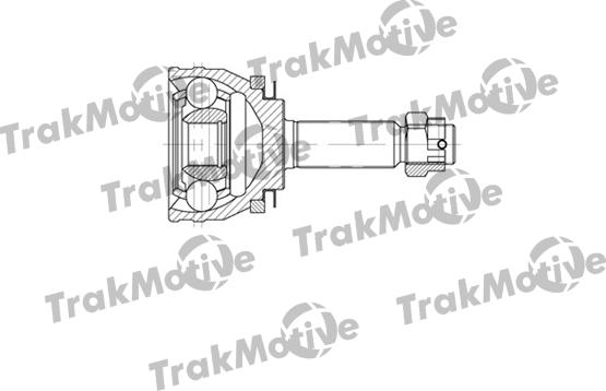 TrakMotive 40-0619 - Шарнирный комплект, ШРУС, приводной вал autospares.lv