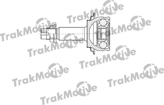 TrakMotive 40-0610 - Шарнирный комплект, ШРУС, приводной вал autospares.lv