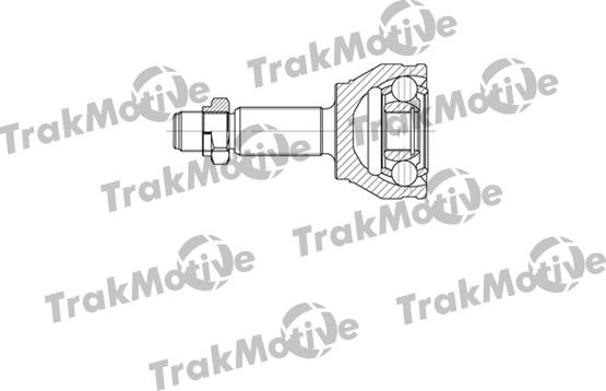 TrakMotive 40-0613 - Шарнирный комплект, ШРУС, приводной вал autospares.lv