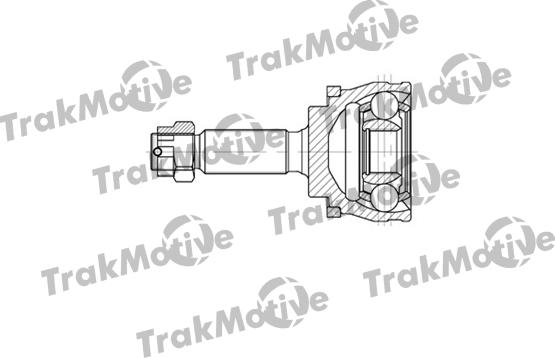 TrakMotive 40-0689 - Шарнирный комплект, ШРУС, приводной вал autospares.lv