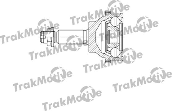 TrakMotive 40-0680 - Шарнирный комплект, ШРУС, приводной вал autospares.lv