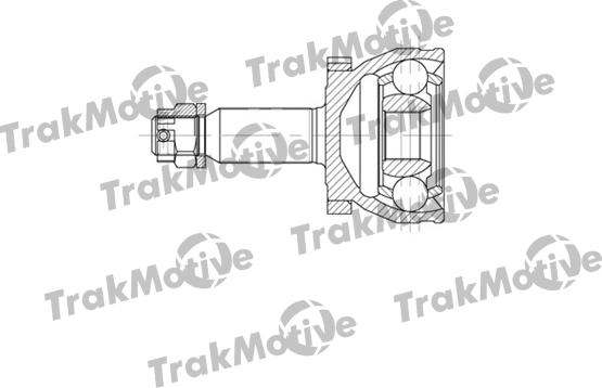 TrakMotive 40-0681 - Шарнирный комплект, ШРУС, приводной вал autospares.lv