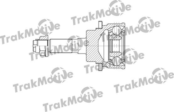 TrakMotive 40-0633 - Шарнирный комплект, ШРУС, приводной вал autospares.lv