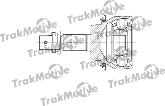 TrakMotive 40-0703 - Шарнирный комплект, ШРУС, приводной вал autospares.lv