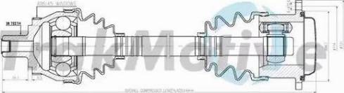 TrakMotive 30-0010 - Приводной вал autospares.lv