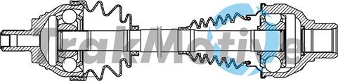 TrakMotive 30-1693 - Приводной вал autospares.lv