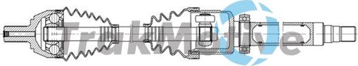 TrakMotive 30-1615 - Приводной вал autospares.lv