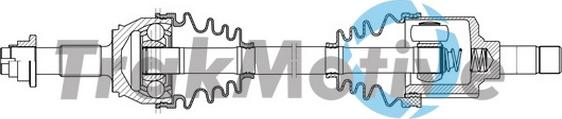 TrakMotive 30-1876 - Приводной вал autospares.lv