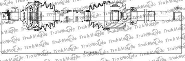 TrakMotive 30-1216 - Приводной вал autospares.lv