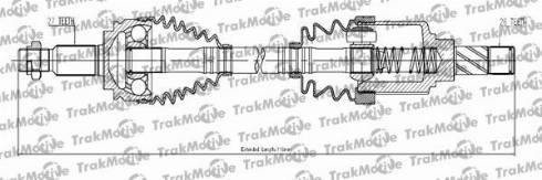 TrakMotive 30-1224 - Приводной вал autospares.lv