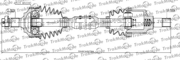 TrakMotive 30-1226 - Приводной вал autospares.lv