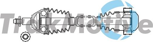 TrakMotive 30-1713 - Приводной вал autospares.lv