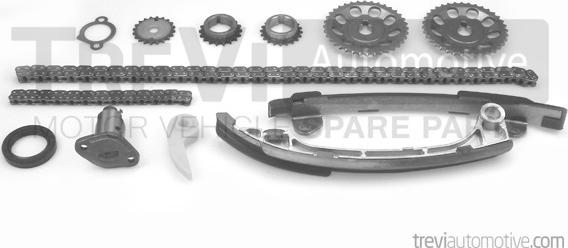 Trevi Automotive KC1035 - Комплект цепи привода распредвала autospares.lv