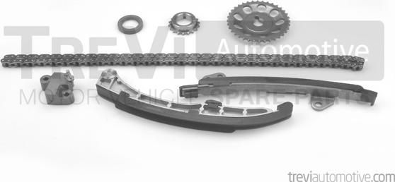 Trevi Automotive KC1025 - Комплект цепи привода распредвала autospares.lv