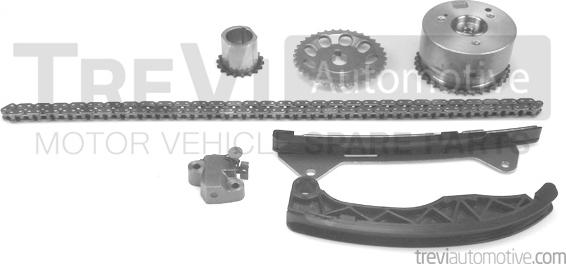 Trevi Automotive KC1104 - Комплект цепи привода распредвала autospares.lv