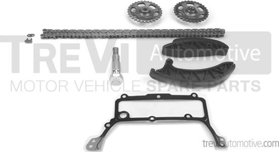 Trevi Automotive KC1129 - Комплект цепи привода распредвала autospares.lv