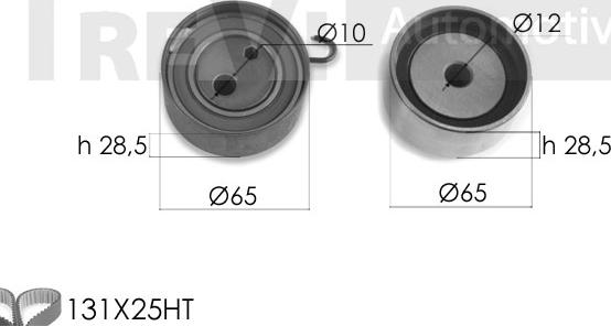 Trevi Automotive KD1445 - Комплект зубчатого ремня ГРМ autospares.lv