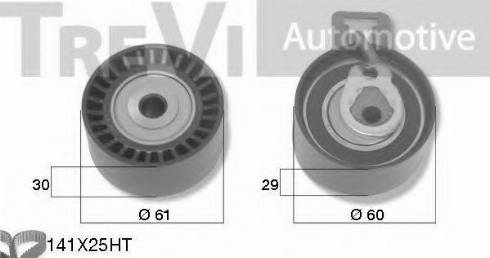 Trevi Automotive KD1475 - Комплект зубчатого ремня ГРМ autospares.lv