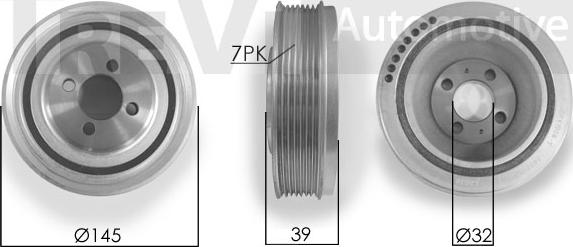 Trevi Automotive PC1041 - Шкив коленчатого вала autospares.lv