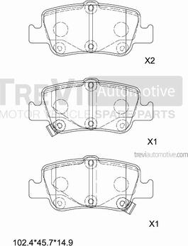 DJ Parts BP1643 - Тормозные колодки, дисковые, комплект autospares.lv