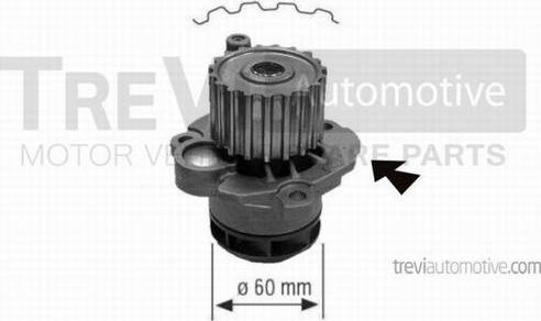 Trevi Automotive TP906 - Водяной насос autospares.lv