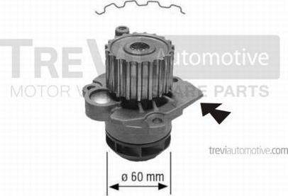 Trevi Automotive TP975 - Водяной насос autospares.lv