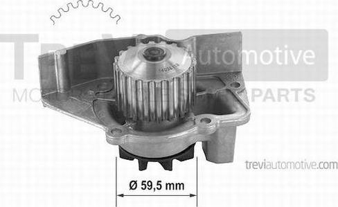 Trevi Automotive TP448 - Водяной насос autospares.lv