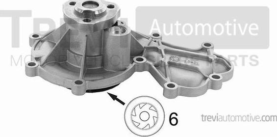 Trevi Automotive TP1302 - Водяной насос autospares.lv