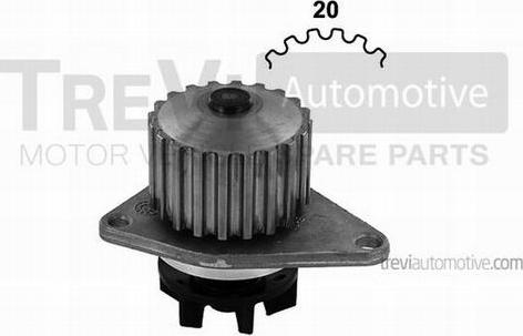 Trevi Automotive TP728 - Водяной насос autospares.lv