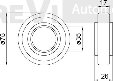 Trevi Automotive WB1905 - Подшипник ступицы колеса, комплект autospares.lv