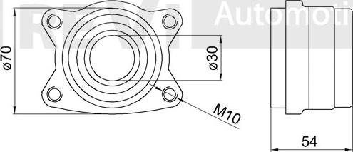 Trevi Automotive WB1481 - Подшипник ступицы колеса, комплект autospares.lv