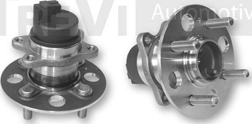 Trevi Automotive WB1190 - Подшипник ступицы колеса, комплект autospares.lv