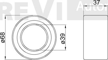 Trevi Automotive WB1246 - Подшипник ступицы колеса, комплект autospares.lv