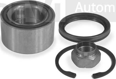 Trevi Automotive WB1241 - Подшипник ступицы колеса, комплект autospares.lv