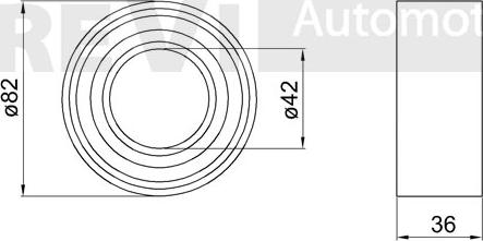 Trevi Automotive WB1220 - Подшипник ступицы колеса, комплект autospares.lv