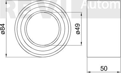 Trevi Automotive WB2192 - Подшипник ступицы колеса, комплект autospares.lv