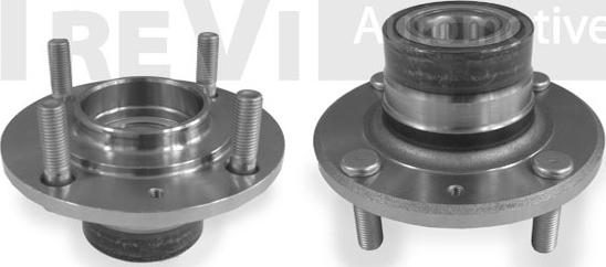 Trevi Automotive WB2206 - Подшипник ступицы колеса, комплект autospares.lv