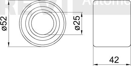 Trevi Automotive WB2273 - Подшипник ступицы колеса, комплект autospares.lv