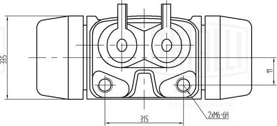 Trialli CF 084203 - Колесный тормозной цилиндр autospares.lv